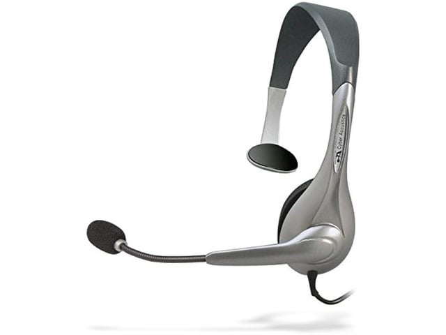 Cyber Acoustics USB Mono AC-840 Headset, Headphone with microphone, Great for Education, Office and Call Centers (AC-840)