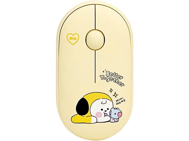 Hamee BT21 My Little Buddy Series Mouse [Computer Mouse Wireless Cute] [Silent Nano Receiver Mouse Office Birthday] [BT21 Mouse] for Laptop, iPad,...