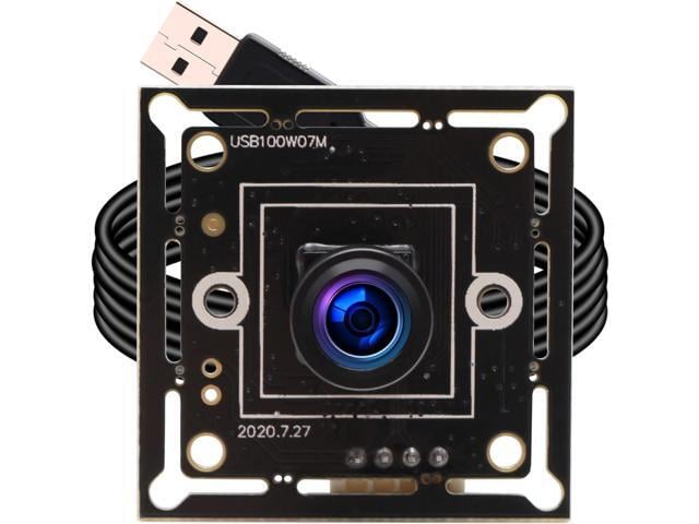 ELP USB Camera Module Super Mini 720p Wide Angle with 100degree M7 Lens Megapixel HD OV9712 Embedded Webcam Board for Computer USB2.0 UVC Video PC...
