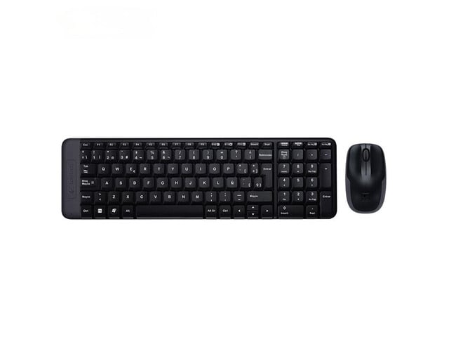 Logitech MK220 Wireless Keyboard & Mouse Sets, Office gaming, 11 multimedia keys, Kit Plug and Play,104keys, for Windows VistaWindows...