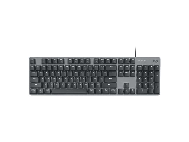 LOGITECH K845 Mechanical backlight wired gaming Keyboard, Aluminum wired mechanical keyboard with optional key spindle, for Windows 10,11 or...