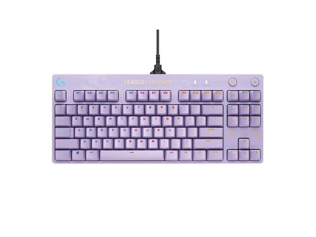 Logitech G PRO Wired Mechanical Gaming Keyboard LOL Edition, GX BROWN, 87 Keys, Aluminum Faceplate, LIGHTSYNC RGB, Detachable Cable, 12...
