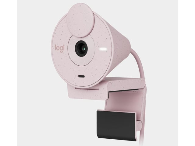 Logitech BRIO 300 Wired HD Webcam, 60 fps/1080p Live Streaming Camera, Auto Light Correction, Noise Cancelling Microphone, (dFOV): 70°, USB-C,...