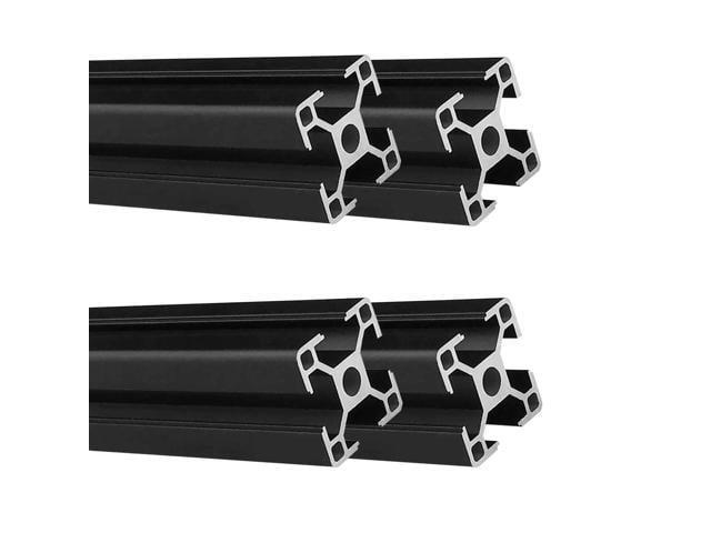 3030 T Slot Aluminum Extrusion for 3D Printer Parts and CNC DIY Black 1500mmX4