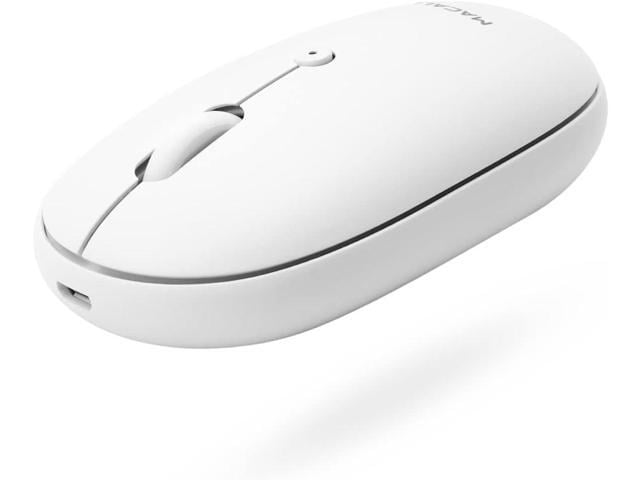 Apple Macally Wireless Bluetooth Mouse - Strong Connection - Quiet Wireless Mouse for MacBook Air/Pro, Mac, iMac, Apple iPad - Computer Mouse for Laptop,...