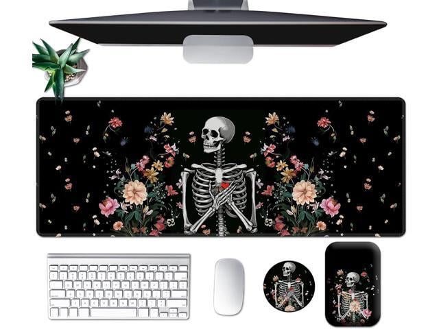 Large Mouse Pad Set, Desk Mat + Elbow Rest Pad + Coaster, Easy Typing Pain Relief, Ergonomic Arm Rest Pad with Memory Foam, Extended Desk Pad...
