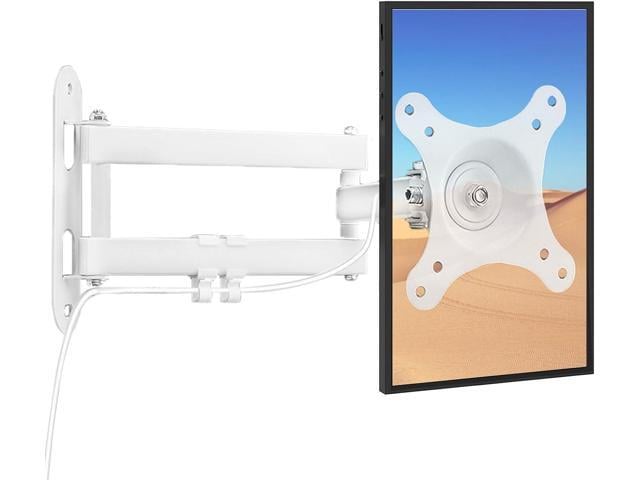 Nuyoah TV Monitor Wall Mount Rotation Swivel and Tilt Extension for Most 13-32 Inch TV Screens, TV Mount Brackets with Articulating Arms VESA...