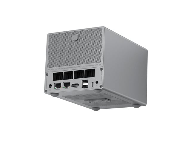 Intel Beelink Mini PC, ME Pro 2 Hard Drive Bays NAS Intel N95 12G LPDDR5 128G M.2 PCIe 3.0 SSD, 3 x M.2 SSD Slots, Dual LAN/File Server/NAS Storage