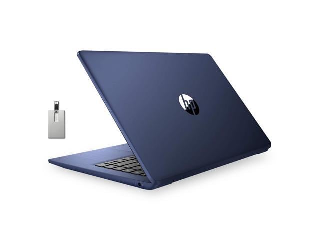 HP Stream 14' HD SVA Laptop, Intel Celeron N4120 Processor, 4GB RAM, 64GB eMMC Flash Memory, Intel UHD Graphics, 1-Year Office, Bluetooth, Win 11S,...