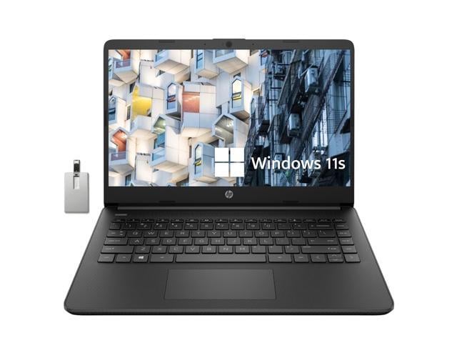 HP Premium Stream 14' HD BrightView Laptop, Intel Celeron N4120, 8GB RAM, 64GB eMMC Storage, UHD Graphics, HD Webcam, 1 Year Office 365, Bluetooth,...