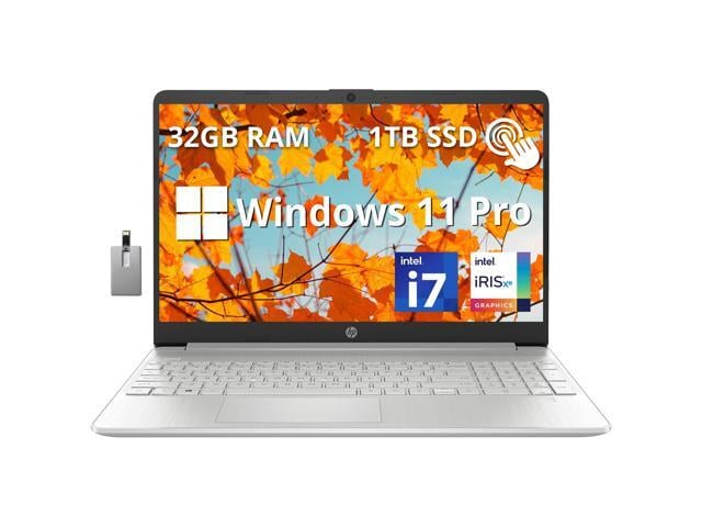 HP 15.6' FHD Touchscreen Business Laptop, Intel Core i7-1255U, 32GB RAM, 1TB PCIe SSD, Intel Iris Xe Graphics, Num Pad, Webcam, Windows 11 Pro,...
