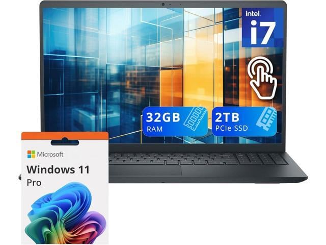 Dell Inspiron 15 3530 15.6' FHD Touchscreen Laptop, Intel i7-1355U, 32GB DDR4 RAM, 2TB PCIe SSD, Intel UHD Graphics, Number Pad, Wi-Fi 6, HD...