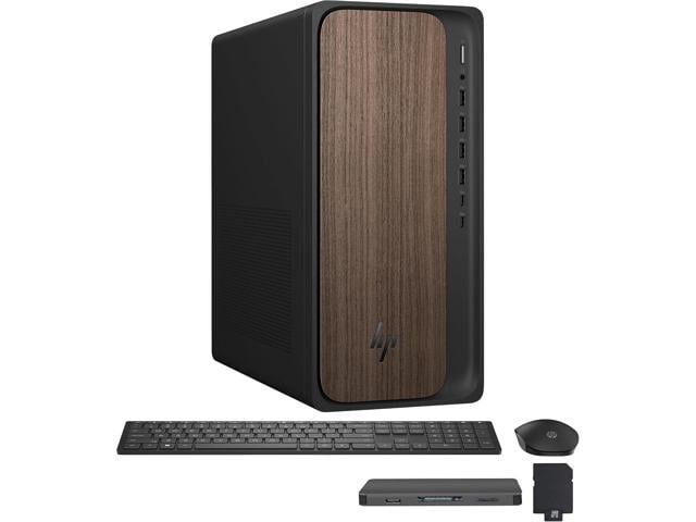 HP OmniDesk Desktop, Intel Core Ultra 7 265, 32GB DDR5, 2TB Storage (1TB PCle SSD+1TB Docking Station), Intel Graphics, Wireless Keyboard & Mouse,...