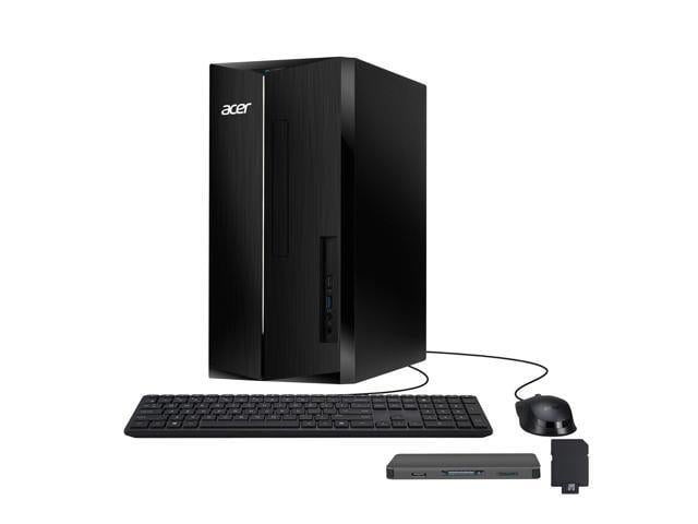 Acer Aspire Desktop, Intel Core i5-14400, 8GB DDR5, 672GB (512GB+160GB Docking Station Set), Intel 730 UHD Graphics, Keyboard & Mouse, Win 11 Pro,...