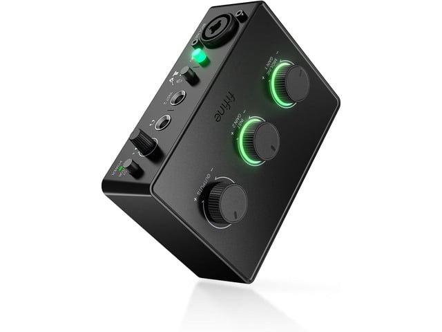 FIFINE PC Audio Mixer for Recording Music, USB Interface for Streaming and Podcasting with XLR, Monitor, 48V Phantom Power, Gain Knob, for...