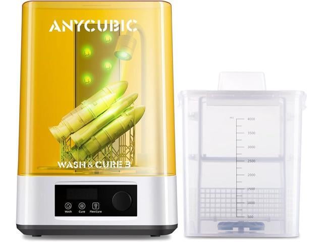 ANYCUBIC Wash and Cure 3, Upgraded Volume 2 in 1 Wash and Cure Station, with Gooseneck Lights, for Mars Anycubic Photon Mono 4 2 Resin 3D Printer,...