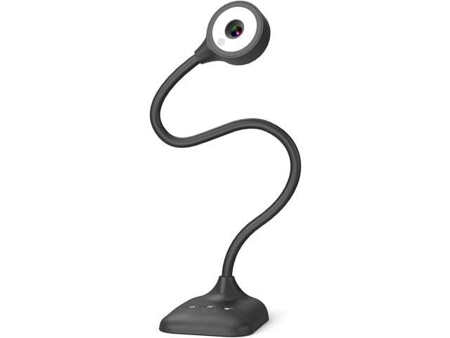 USB Document Camera for Teachers, Webcam/Doc Camera for Classroom with A3 Format, 3-Level LED Lights, Image Invert, Fold, Dual mic for Mac OS,...