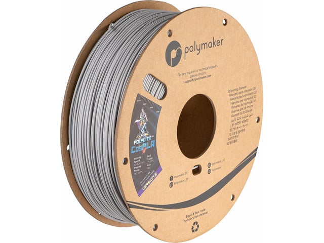 Polymaker Easy to Sand & Paint PLA Filament 1.75mm CosPLA (Version B - Sand-Ability with Extra Durability), PolyLite 3D Printer Filament 1.75mm 1kg...