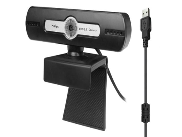 Lenovo (Lecoo) WEC01 Webcam, USB 2.0, 720p HD Camera, Built-in Mic