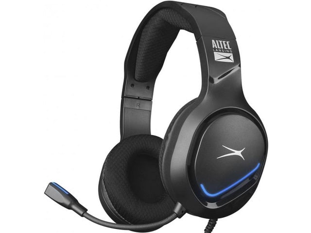 LG Altec Lansing ALGH9603 Wired Gaming Headset, USB/3.5mm Jack, 50mm speakers, Built-In Mic, Lightweight Body