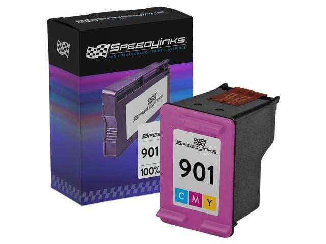 HP Speedy Inks Remanufactured Ink Cartridge Replacement for HP 901 Part Number CC656AN ( Color ) Compatible with the following HP Printer Model HP...