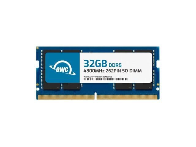 OWC 32GB DDR5 4800 PC5-38400 CL40 2Rx8 262-pin 1.1V Non-ECC SODIMM Memory RAM Module Upgrade Compatible with Precision 7670 7770