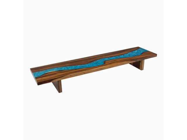 Desky Minimal Monitor Stand - Pheasantwood Blue River