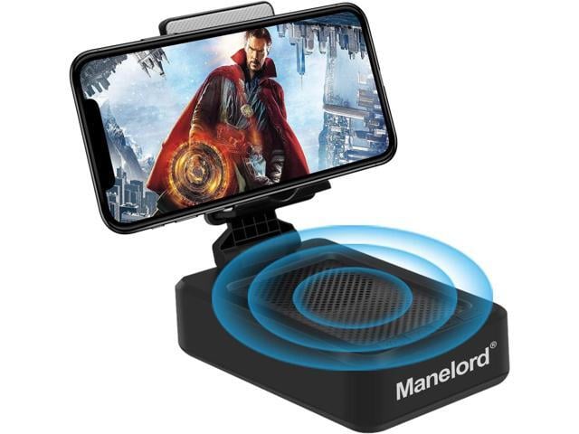 Samsung Cell Phone Stand with Wireless Bluetooth Speaker Compatible for iPhone/Samsung/iPad Tablet, Anti-Slip Design Phone Stand with HD Surround Sound for...