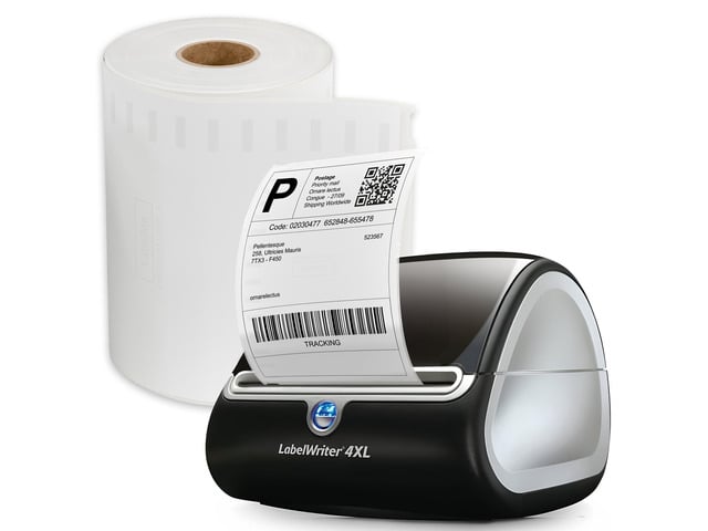 LabelMe 4x6 Shipping Labels Roll, Thermal Labels 4x6 Compatible with Dymo 4XL Label Printer, Perforated Strong Adhesive 250 Per Roll