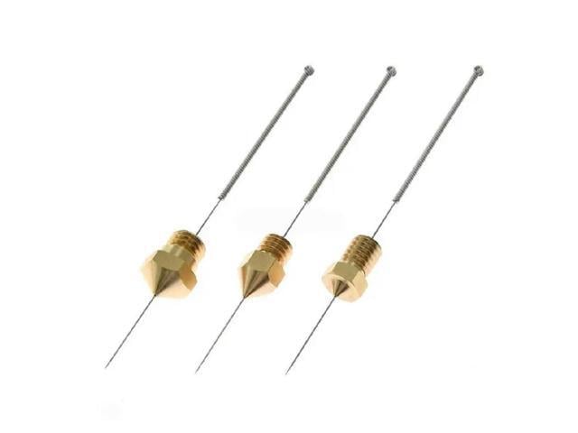 10PCS Nozzle Cleaning Needles Stainless Steel 3D Printer