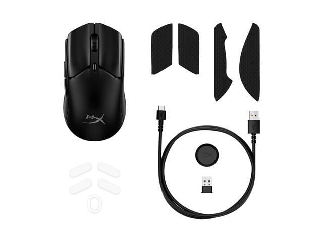 HyperX Pulsefire Haste 2 Mini Wireless Gaming Mouse (black) - 59g Ultra-Lightweight, 100-Hour Battery, Dual Wireless Mode, 26K DPI Sensor,...