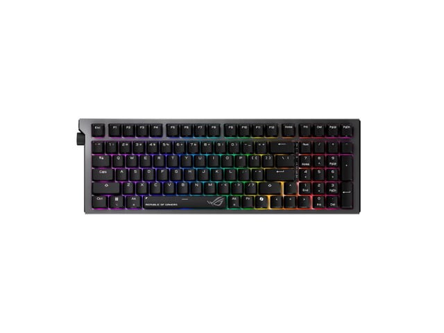 ASUS Strix Morph 98 custom gaming keyboard - hot-swappable ROG NX Snow V2 Mechanical Switches,south-facing PCB,ROG SpeedNova wireless...