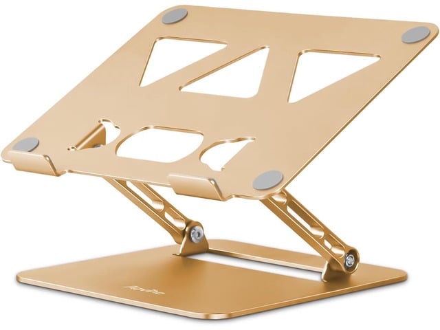 Apple Aoviho Adjustable Laptop Stand for Desk,Portable Laptop Stand Holder and Riser,Foldable Aluminum Notebook Computer Stands for MacBook Air Pro HP...