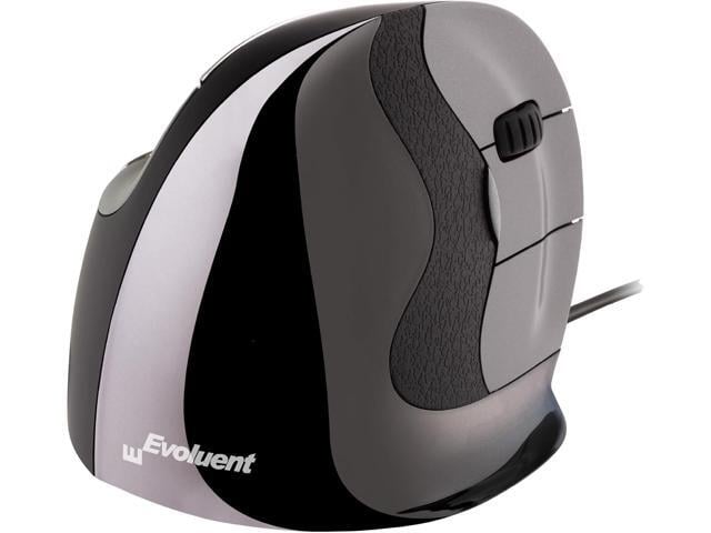 Evoluent Inventor of The Vertical Mouse VMDM Ergonomic Vertical Mouse Right Hand Medium Wired USB, Sculpted for Comfort, Reduces Wrist Strain, 4...