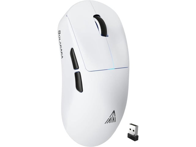 SOLAKAKA SM850 Wireless Gaming Mouse, 24000 DPI, 55g Lightweight Mouse Gaming, 6 Programmable Buttons, Ergonomic Computer Mouse, Tri-Mode...