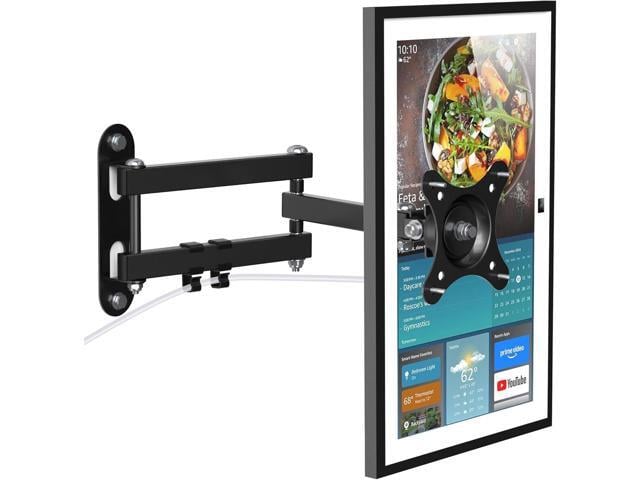 PlusAcc Wall Mount for Show 21 & Show 15 & 13-27 Inch Monitors TVs, Adjustable Full Motion Mounting Shelf with 17' Extension Arm, Rotation Swivel...