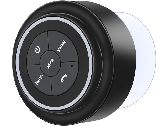 Mini Bluetooth Shower Speaker with Suction Cup, Wireless Shower Speaker Bluetooth Waterproof, IP67 Floating Waterproof Bathroom Speaker, Ideal...