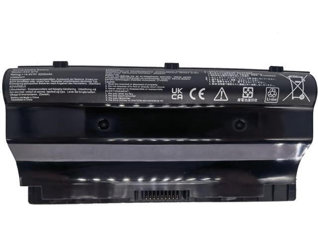 ASUS New A42-G75 Replacement Laptop Battery Compatible with Asus G75 G75VM 3D G75VW 3D G75VX 3D G75V G75VX G75VM G75V G75VW 3D Series (74Wh/5200mAh...