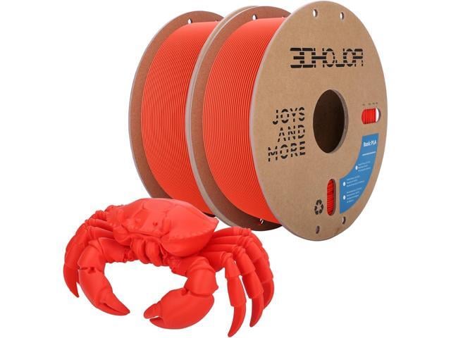3D Printing Filament Basic PLA Filament Bundle 1.75mm Cardboard Spool Dimensional Accuracy +/- 0.03 mm Fit Most 3D FDM Printer 1KG*2 spools-2Pack...
