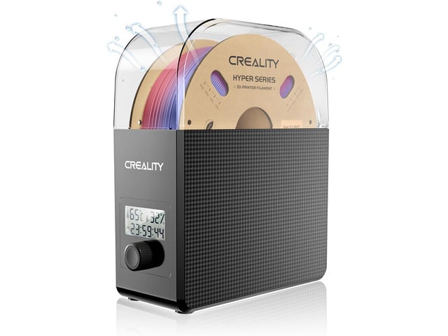 2026 New Official CREALITY Filament Dryer Box Pro 2.0 with Fans, Upgraded 360° Hot-air Circulates Heating, 1KG 3D Printer Filament Dehydrator Dry...