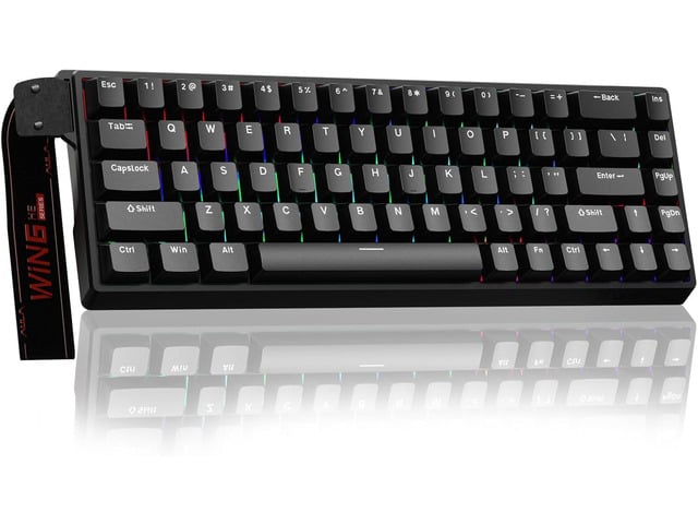 AULA WIN68 HE Mechanical Gaming Keyboard 60%, Hall Effect Magnetic Switch, Fast Trigger Mode Adjustable Actuation, 8000Hz Polling Rate, RGB...