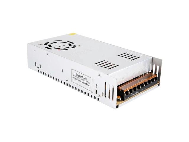 48V 12.5A 600W Switch Power Supply for Monitoring Equipment, Industrial Automation, PLC Control Cabinet, LED Equipment