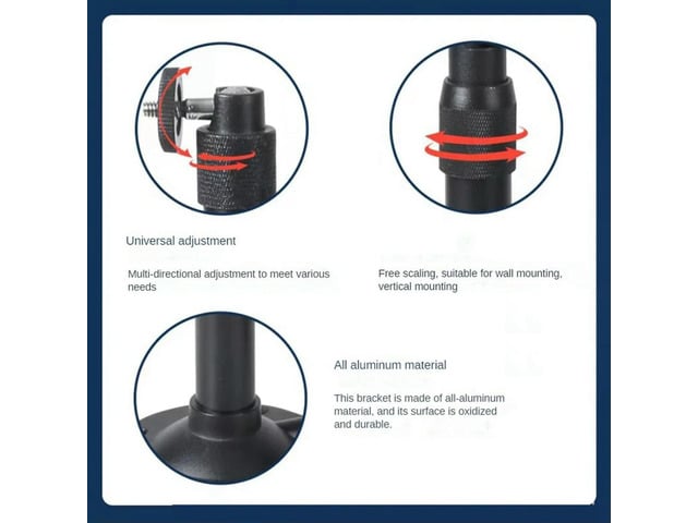 2X Universal Projector Ceiling Mount Projector Wall Mount Camera Projector Hanger 360° Rotatable Projector Holder
