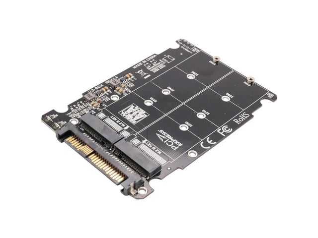 4X 2 In 1 M.2 Nvme SATA U2PCB M.2 NVME SSD Key M Key B SSD To U.2 SFF-8639 Adapter Pcie M2 Converter Desktop Computer