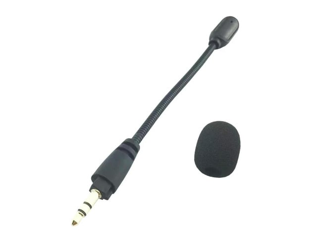 Detachable Microphone Mic for HS35 HS45 Wireless Gaming Headsets Noise Cancelling Mic 3.5mm