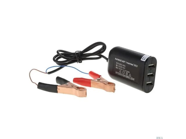 Converter for Android iOS Phone Tablet GPS with Clip 3 Ports