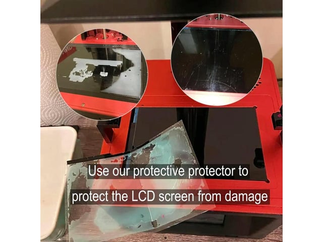 3D Printer Screen Protector Film 8Pcs For Anycubic Photon Mono 4 Anti Scratch Protective Film Accessories