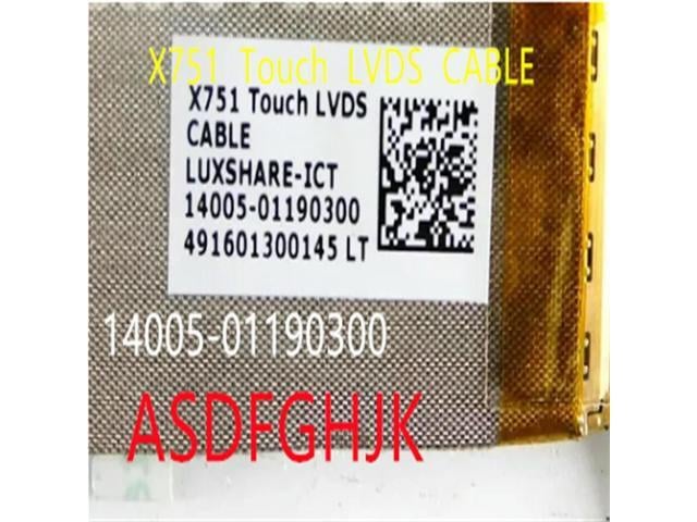 X751 Touch LVDS EDP cable 14005-01190300 is applicable to X751 X751L X751LD notebook computer screen display cable