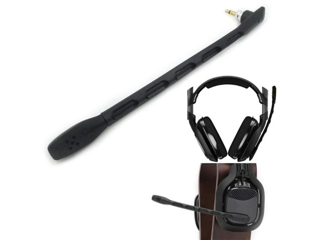 Replacement Game Microphone 18cm 7.09 inchesLong for Astro A40 Gaming Headsets Gaming Headphones Plug-in Repair Parts