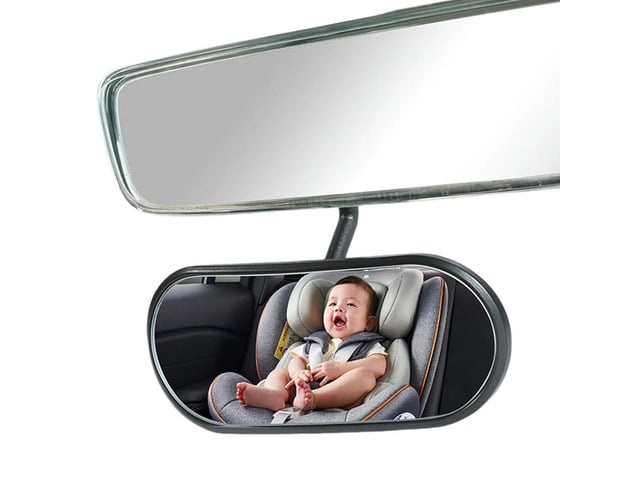 1-2PCS Baby Car Mirror Interior Accessories Baby Observation 220R Mirror Curvature 360 Adjustable Wide Angle Backseat Monitor